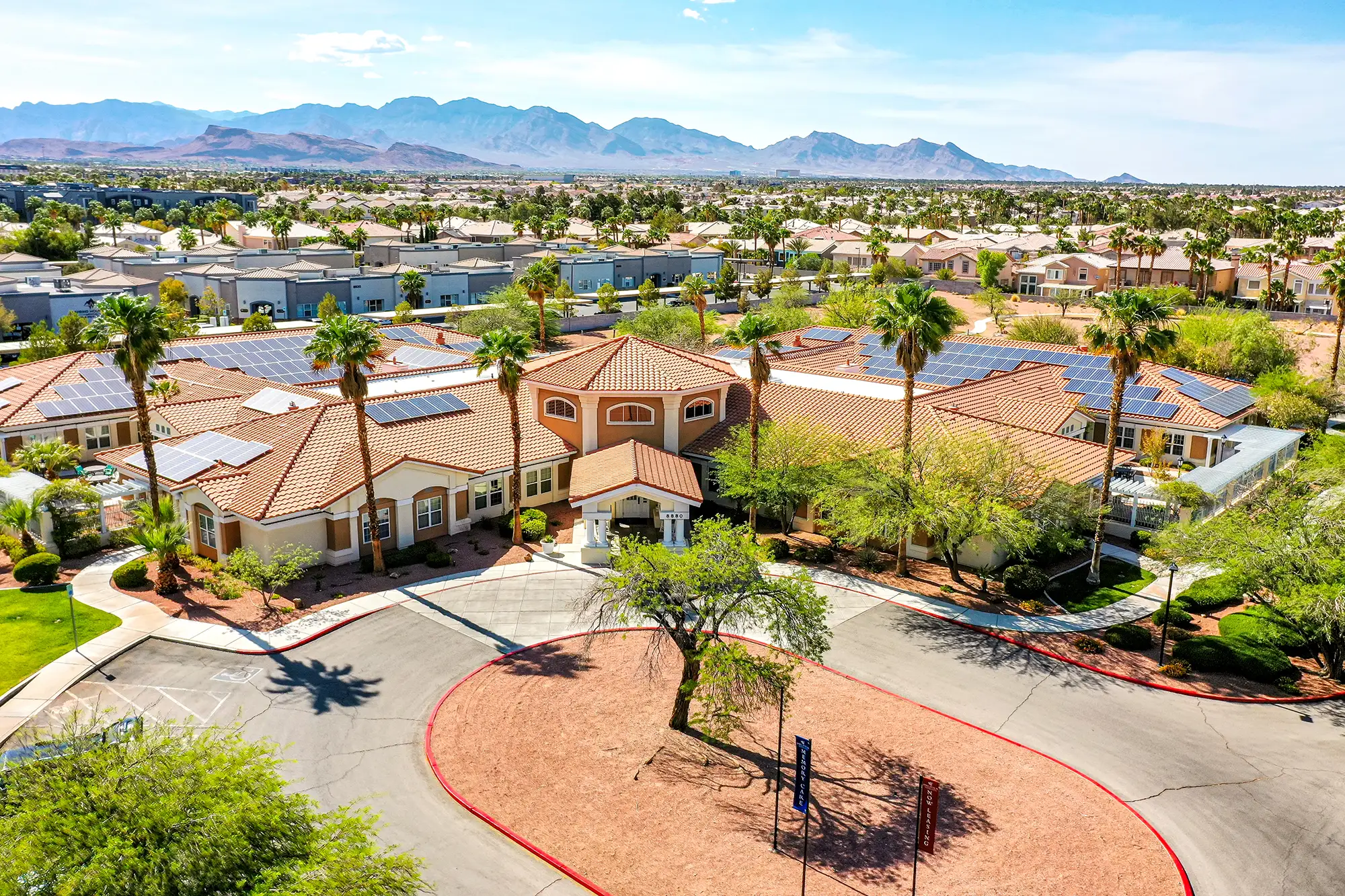 Beautiful view of the mountains near Meridian San Marcos